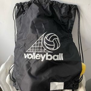Vollyball Drawstring Backpack